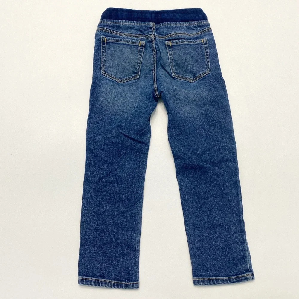 old navy | karate skinny dark distressed flex jeans 4t unisex